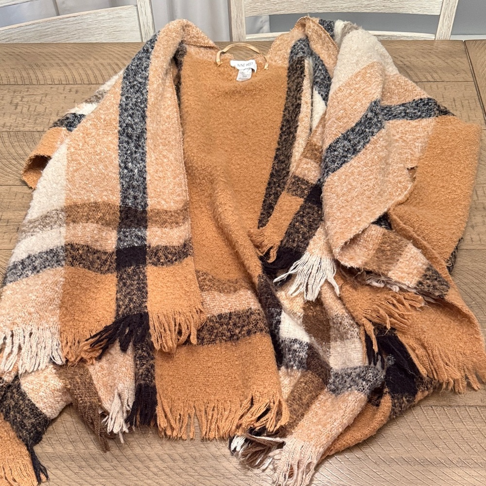 Nine West Cozy Tan Shawl